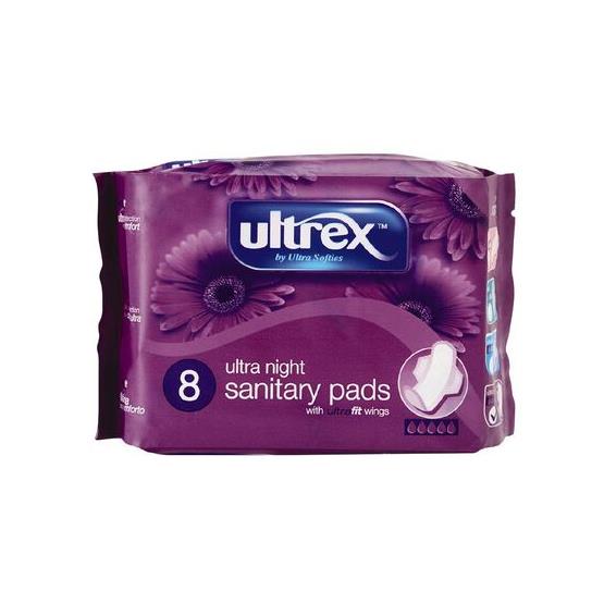 ULTREX 8 ULTRA NIGT SANITARY PADS
