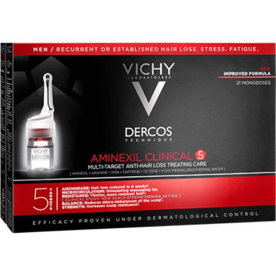 DERCOS AMINEXIL TREATMENT FOR MEN 21AMP ... VICHY