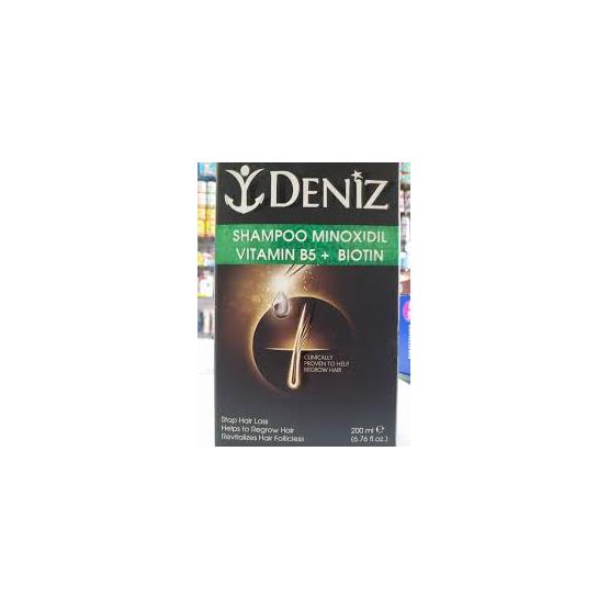 DENIZ SHAMPOO MINOXIDIL VIT.B5+ BIOTIN