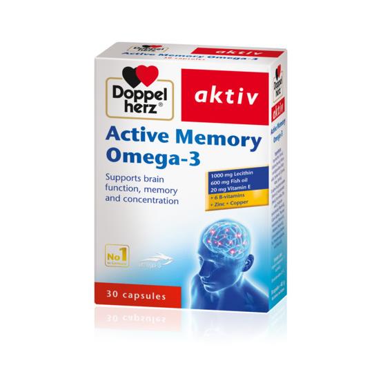 ACTIVE MEMORY OMEGA 3 30CAPS ... DOPPEL HERZ