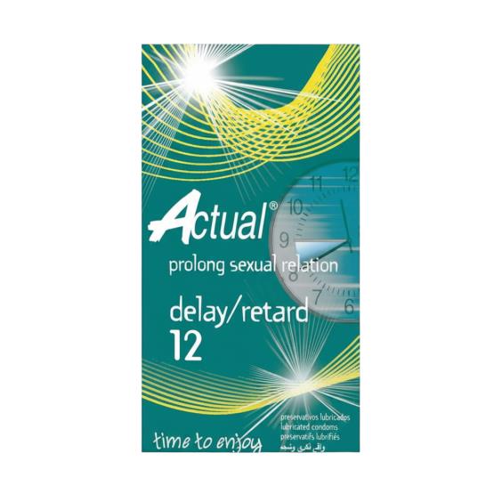 ACTUAL DELAY/ RETARD 12 condoms