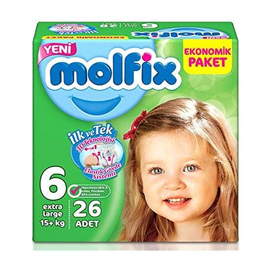 MOLFIX 6 DIAPER 26 PCS