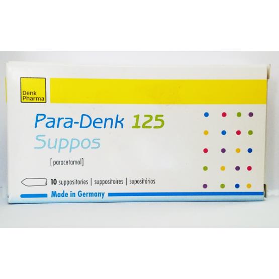 PARA DENK 125MG 10SUPP ... DENK