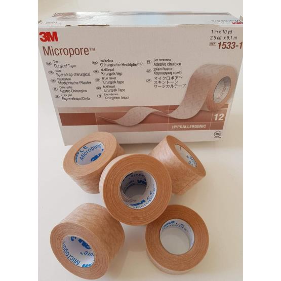 3M MICROPORE BRAWN PLASTER