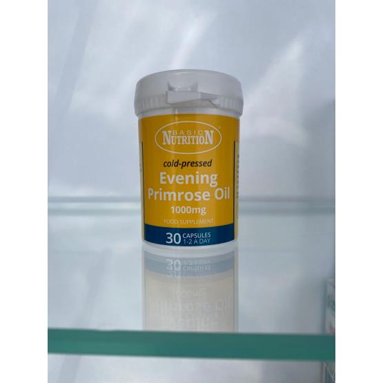 EVENING PRIMROSE OIL 1000MG 30CAPS ... BASIC NUTRITION