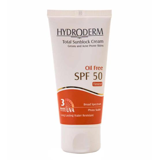 TINTED SUNBLOCK SPF 50 CREAM ... HYDRODERM