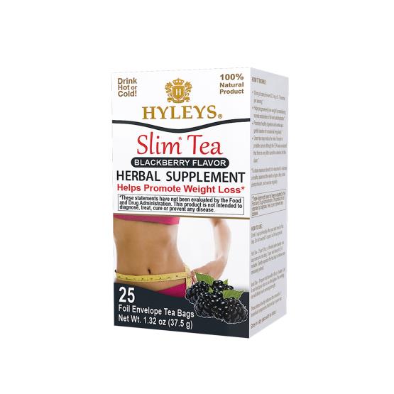 HYLEYS SLIM TEA - BLACKBERRY FLAVOR