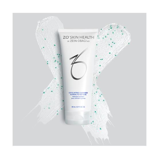 EXFOLIATING CLEANSER NORMAL TO OILY SKIN 200ML ... ZO SKIN