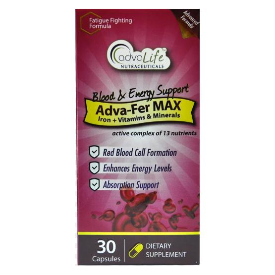ADVA FER MAX 30CAPS ... ADVALIFE
