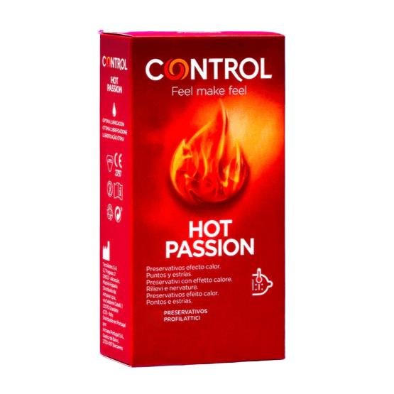 HOT PASSION  CONDOM 12 PCS ... CONTROL