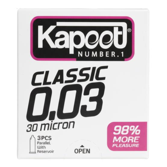CLASSIC 0.03 CONDOMS 3PCS ... KAPEET