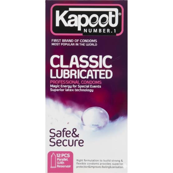 CLASSIC LUBRICATED CONDOMS 12PCS ... KAPEET