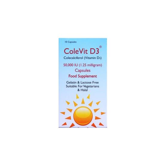 COLEVIT D3 50,000IU 10CAPS ... STERLING