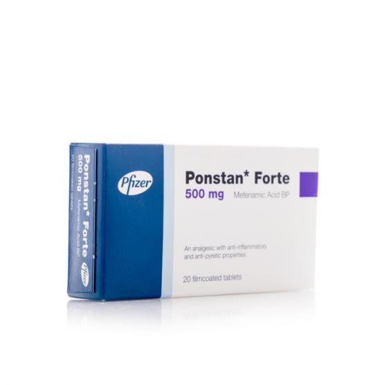 PONSTAN FORTE 500MG 20TAB ... PFIZER