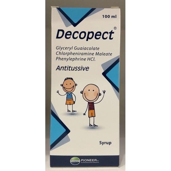 DECOPECT 100ML ANTITUSSIVE SYRUP....PIONEER