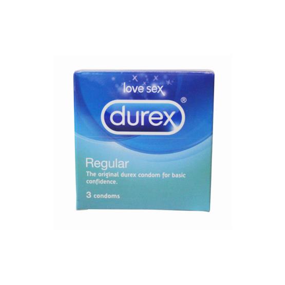 REGULAR condoms 3 PCS ... DUREX