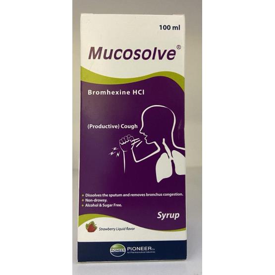 MUCOSOLVE 100ML SYRUP....PIONEER
