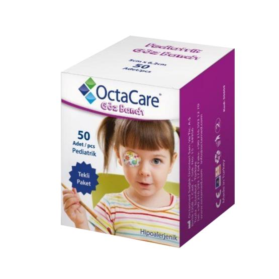 OCTACARE PEDIATRIC EYE PAD FOR GIRL 50PCS
