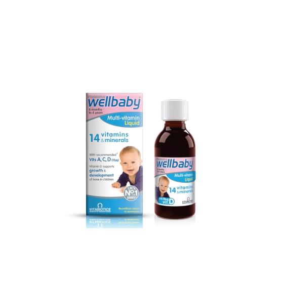WELL BABY MULTIVITAMIN SYRUP 150ML ... VITABIOTICS