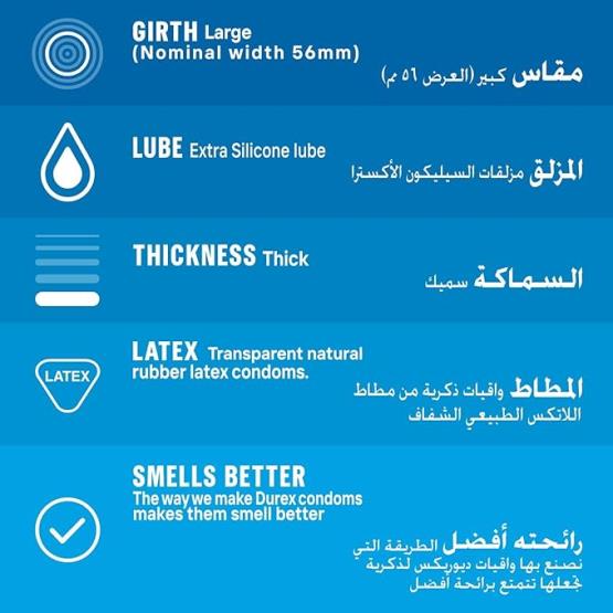 DUREX Extra Safe 12PC CONDOM