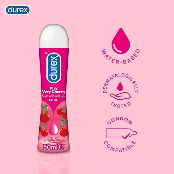 Play Very Cherry Lubricant  50ml Durex