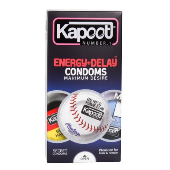 ENERGY + DELAY CONDOMS 12PCS ... KAPEET