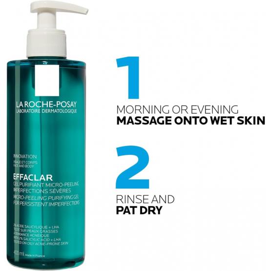 EFFACLAR MICRO PEELING PURIFYING GEL 400ML ... LRP